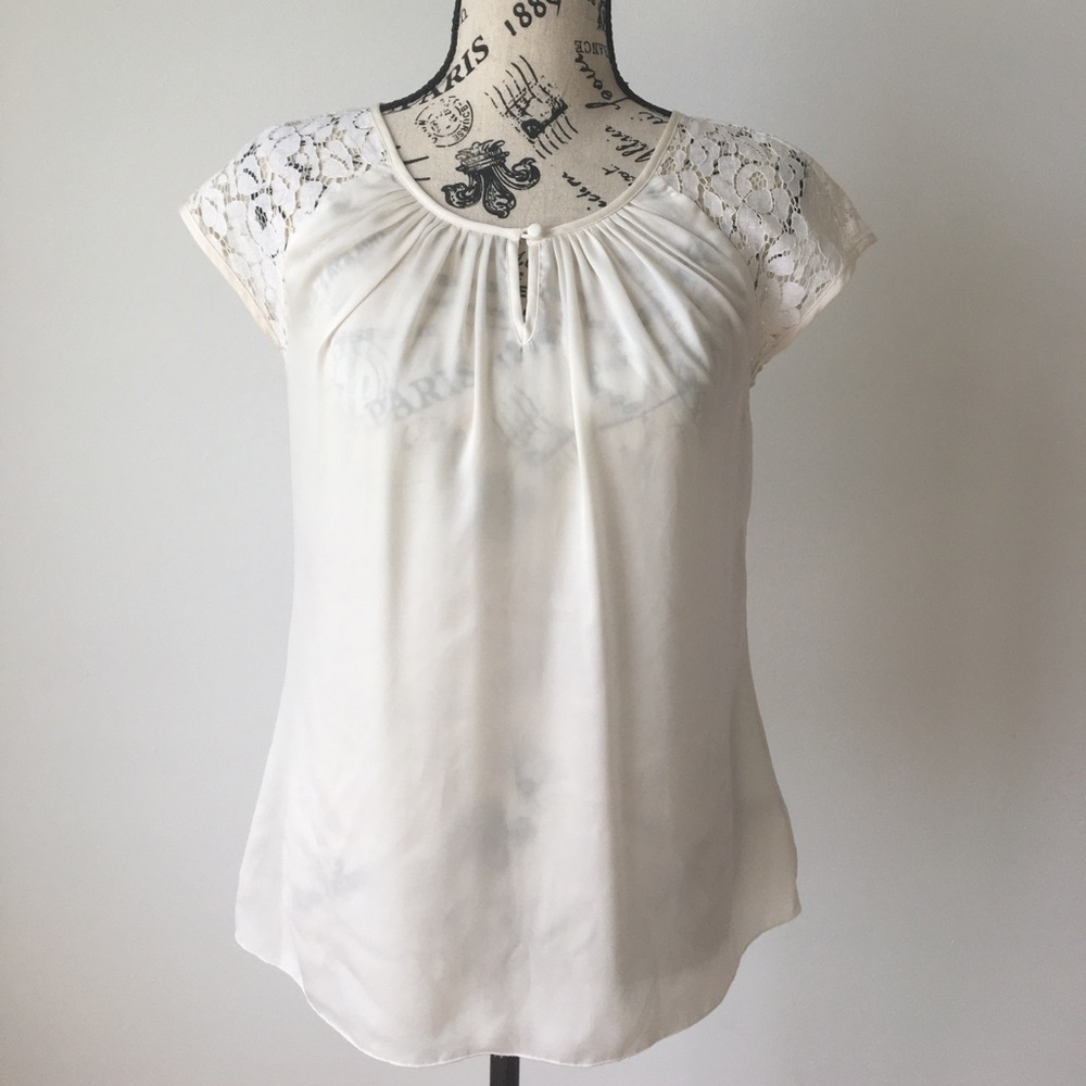 Delicate Lace Sleeved Blouse